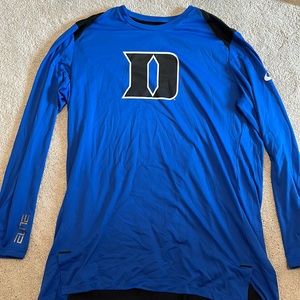 Men’s Nike elite dri-fit Duke long sleeve